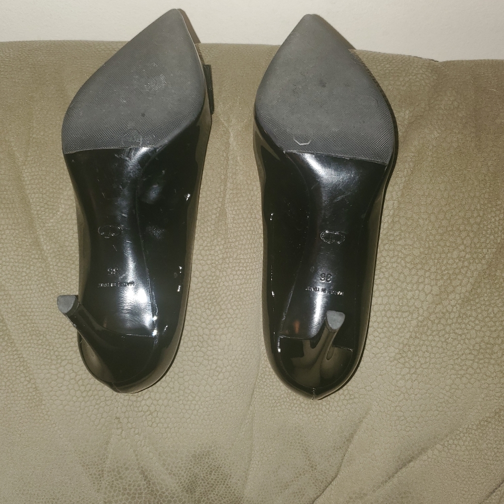 Christian Dior Shoes Pumps 36 Black Patent - Picture 3 of 4